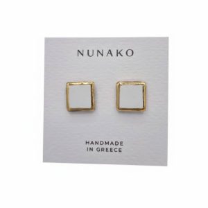 BOUCLES D'OREILLES MAIA BLANC
