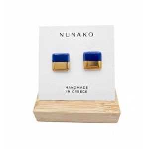 BOUCLES D'OREILLES RHEA COBALT