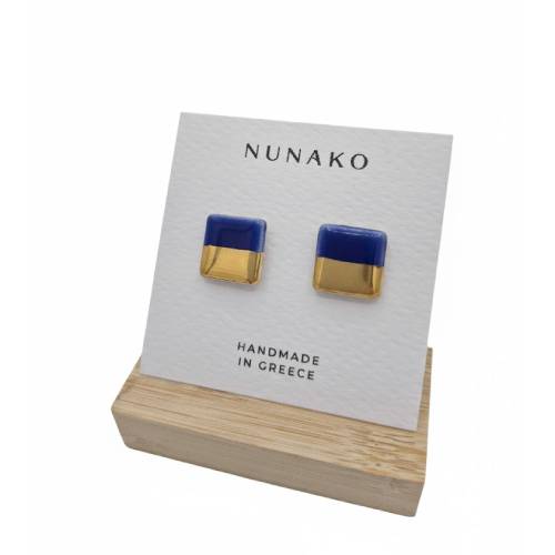 BOUCLES D'OREILLES RHEA COBALT