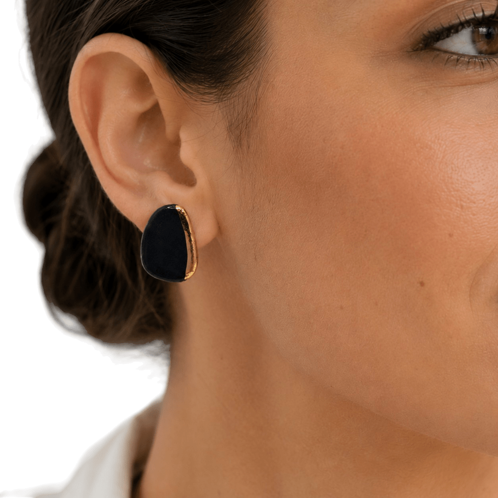 Boucles d’oreilles Kiveli – Marron