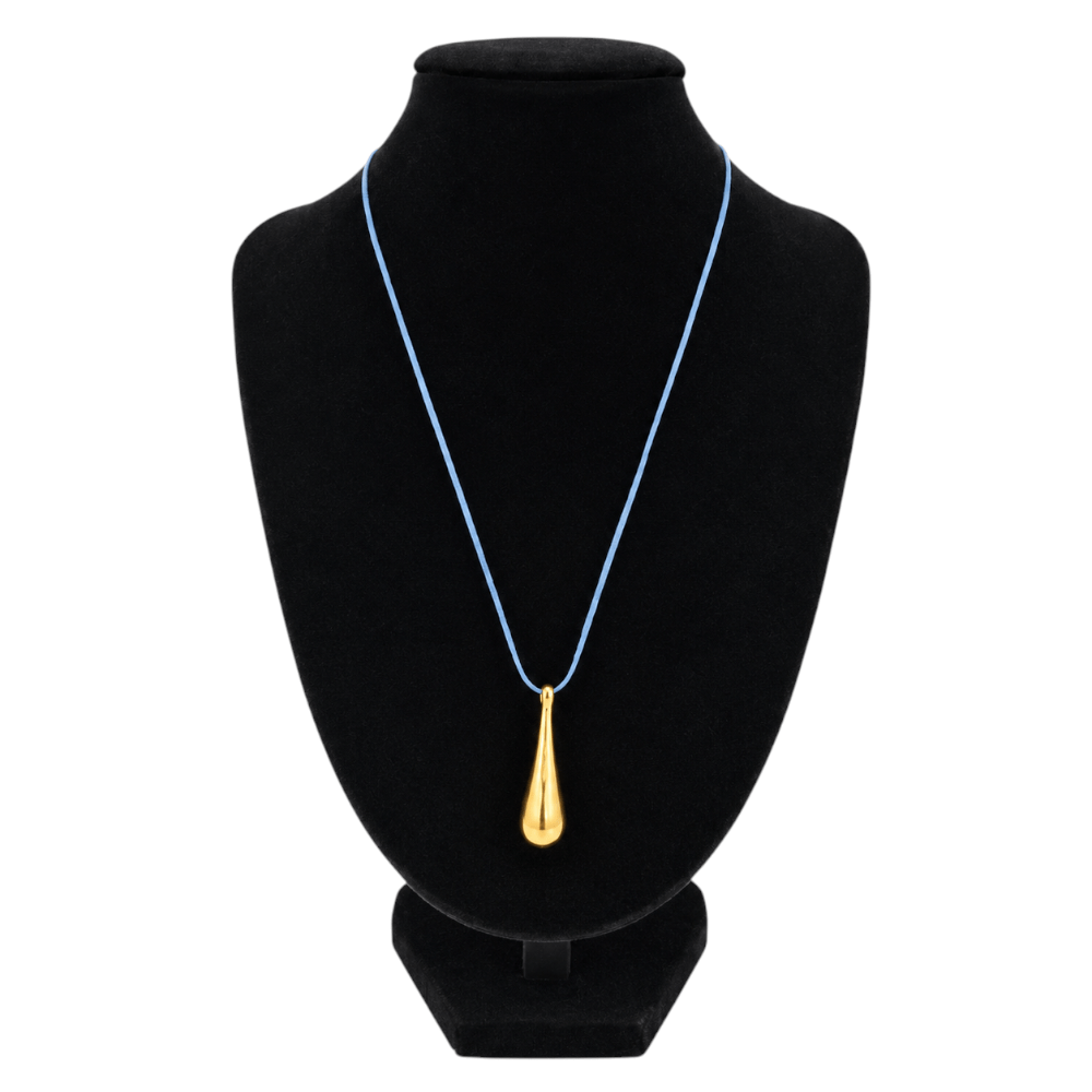 Collier Drops bleu