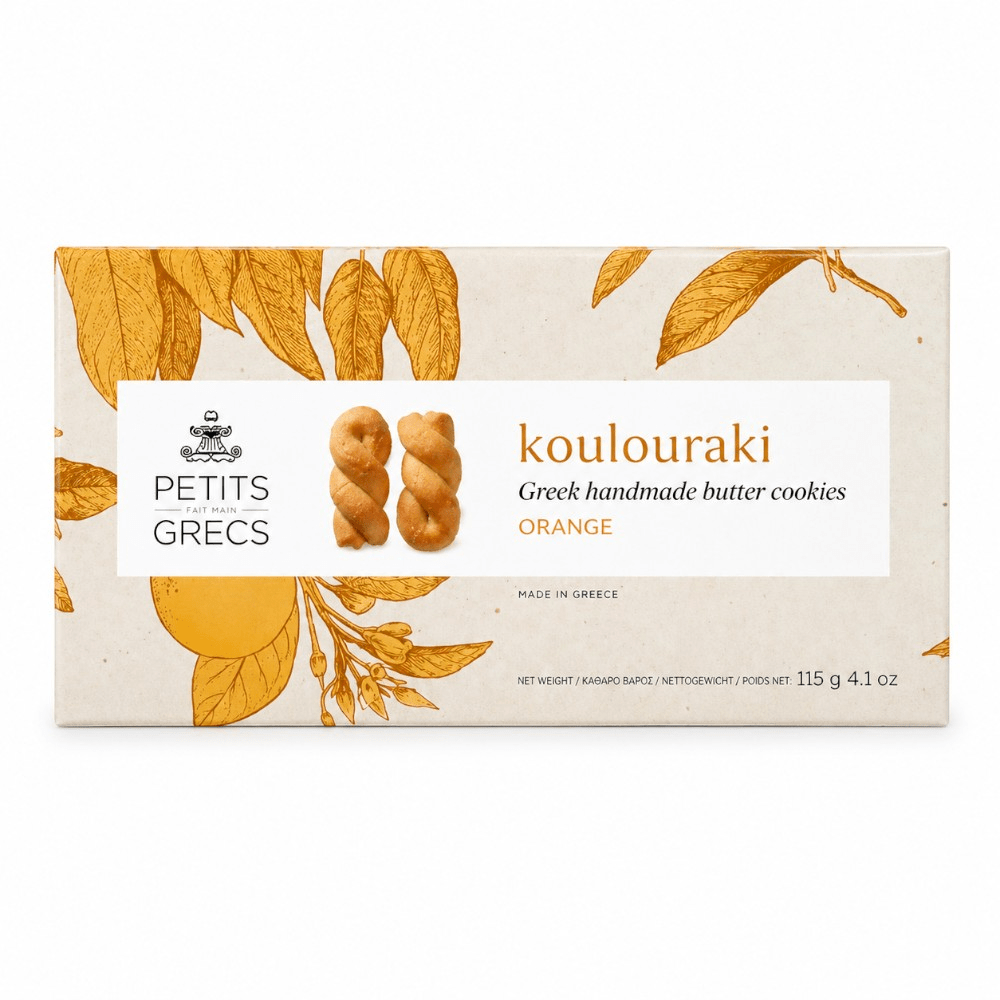 Koulourakia grecs à l’orange 115 g