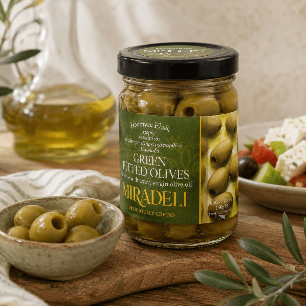 Olives vertes dénoyautées