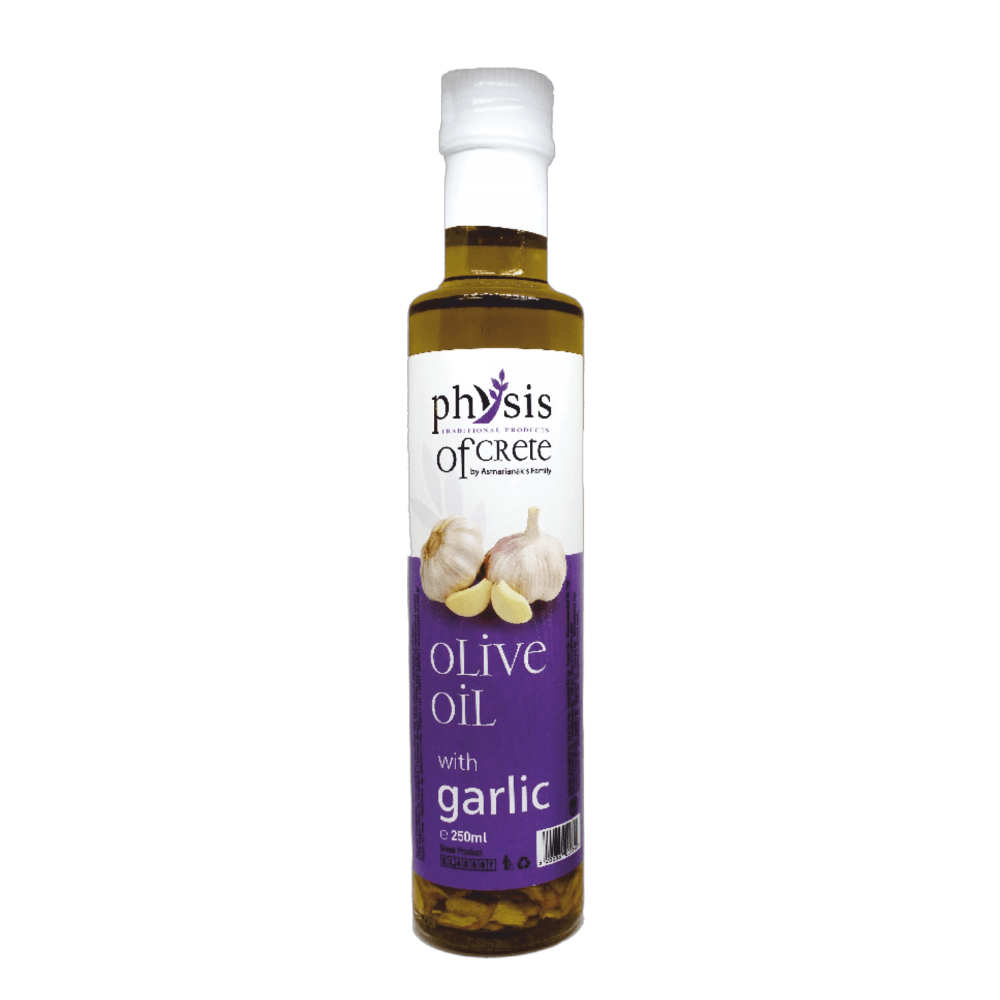 Huile d’olive à l’ail 250 ml