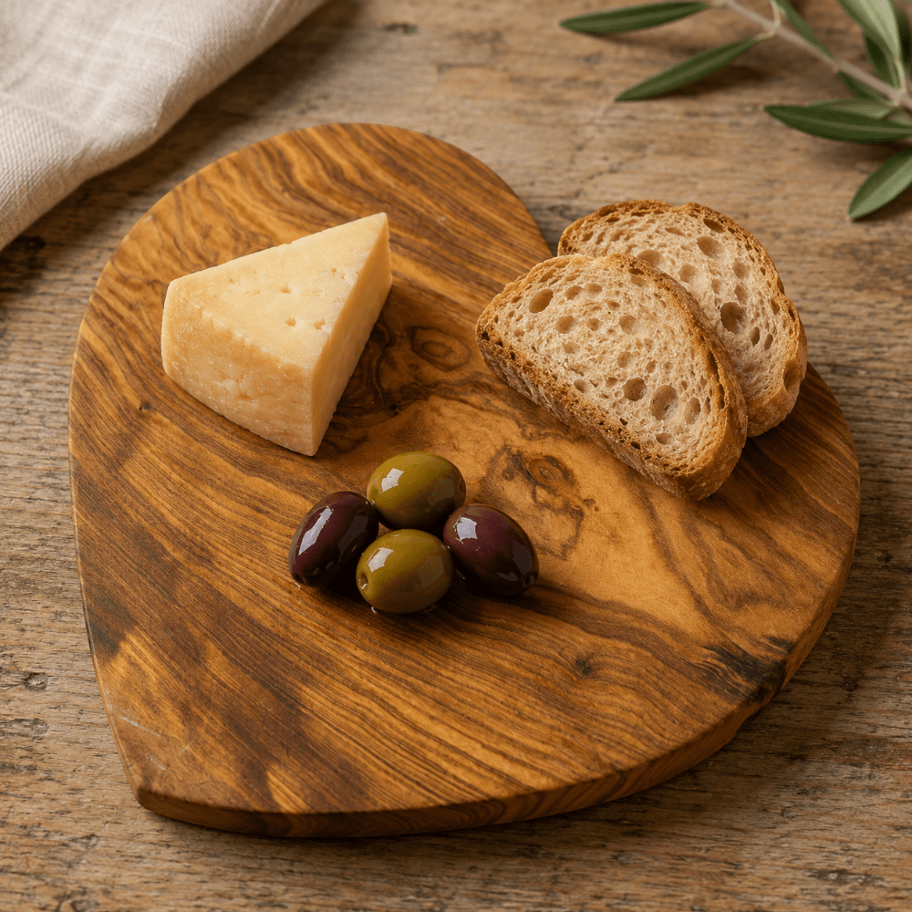 Planche apéritive en bois d’olivier