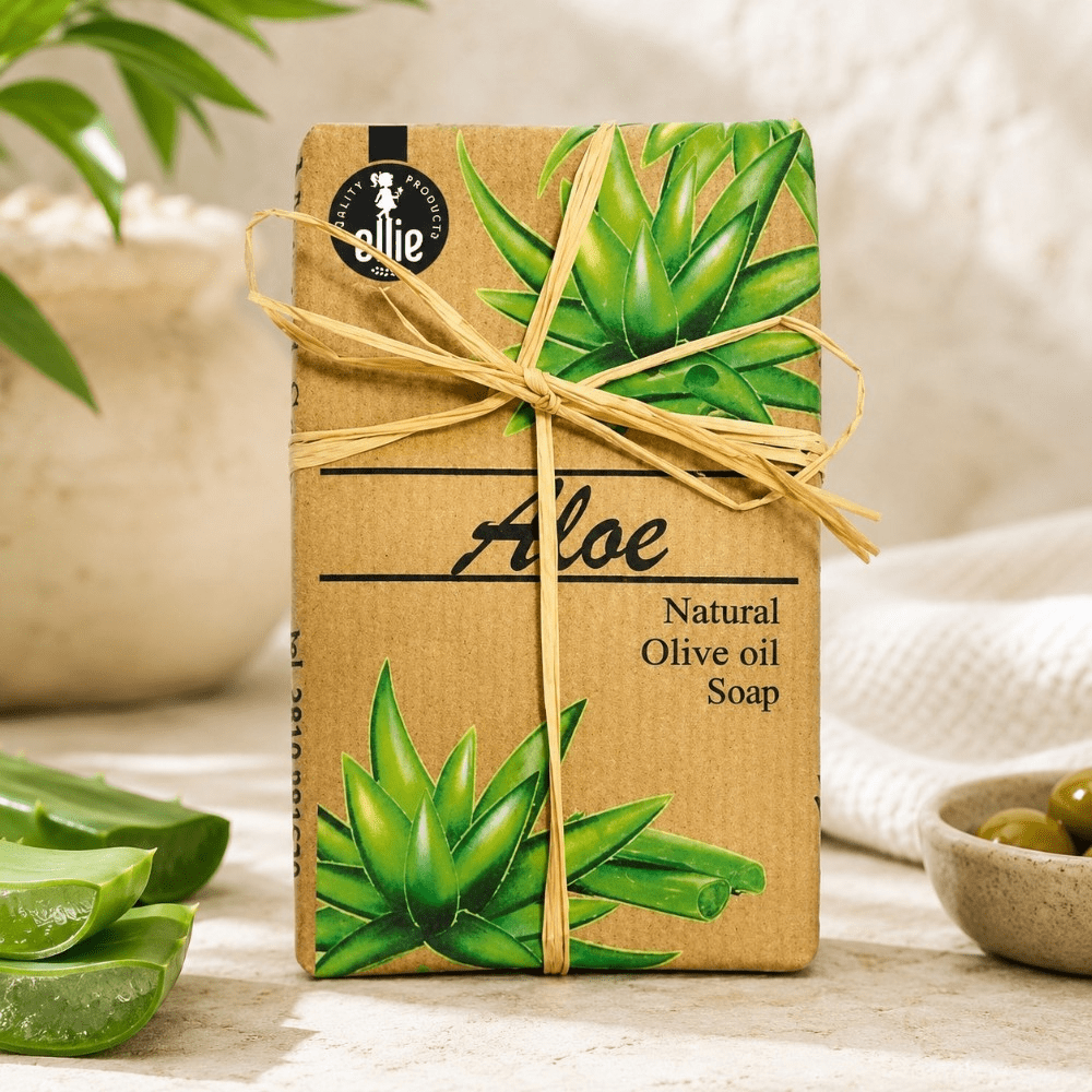 SAVON A L'HUILE D'OLIVE ET ALOE VERA