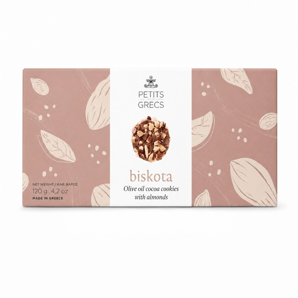 Biscuits cacao amandes et huile d’olive 120 g