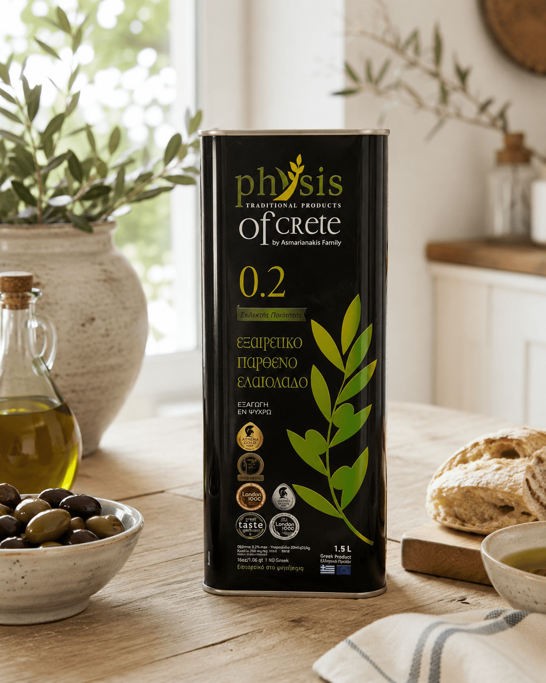 Huile d’olive Physis 0,2 – 1,5 L